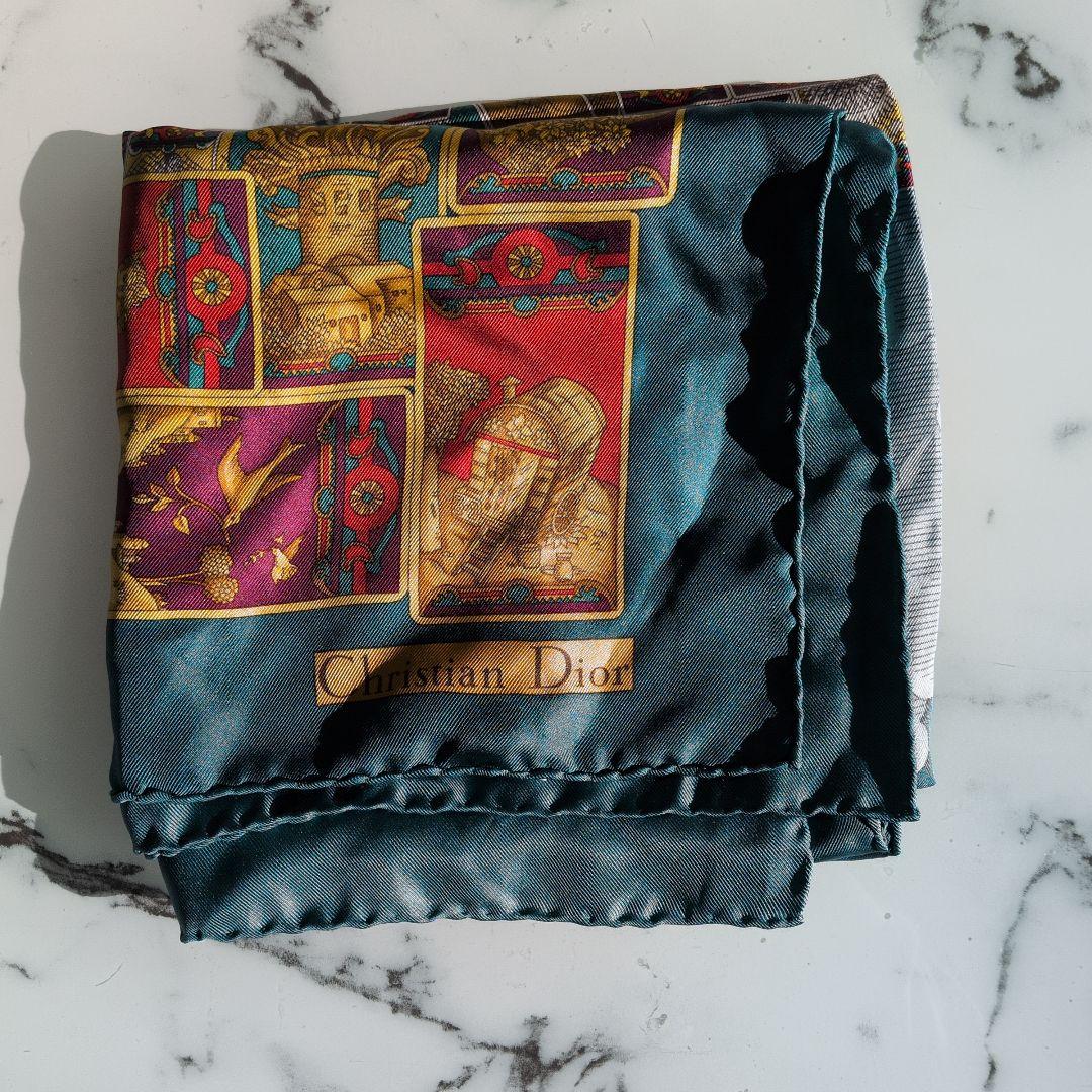 Christian Dior シルクスカーフ