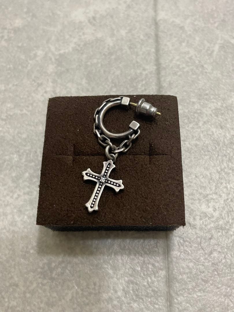 Justin Davis ピアス ジャスティンデイビス　クロス 925 K18