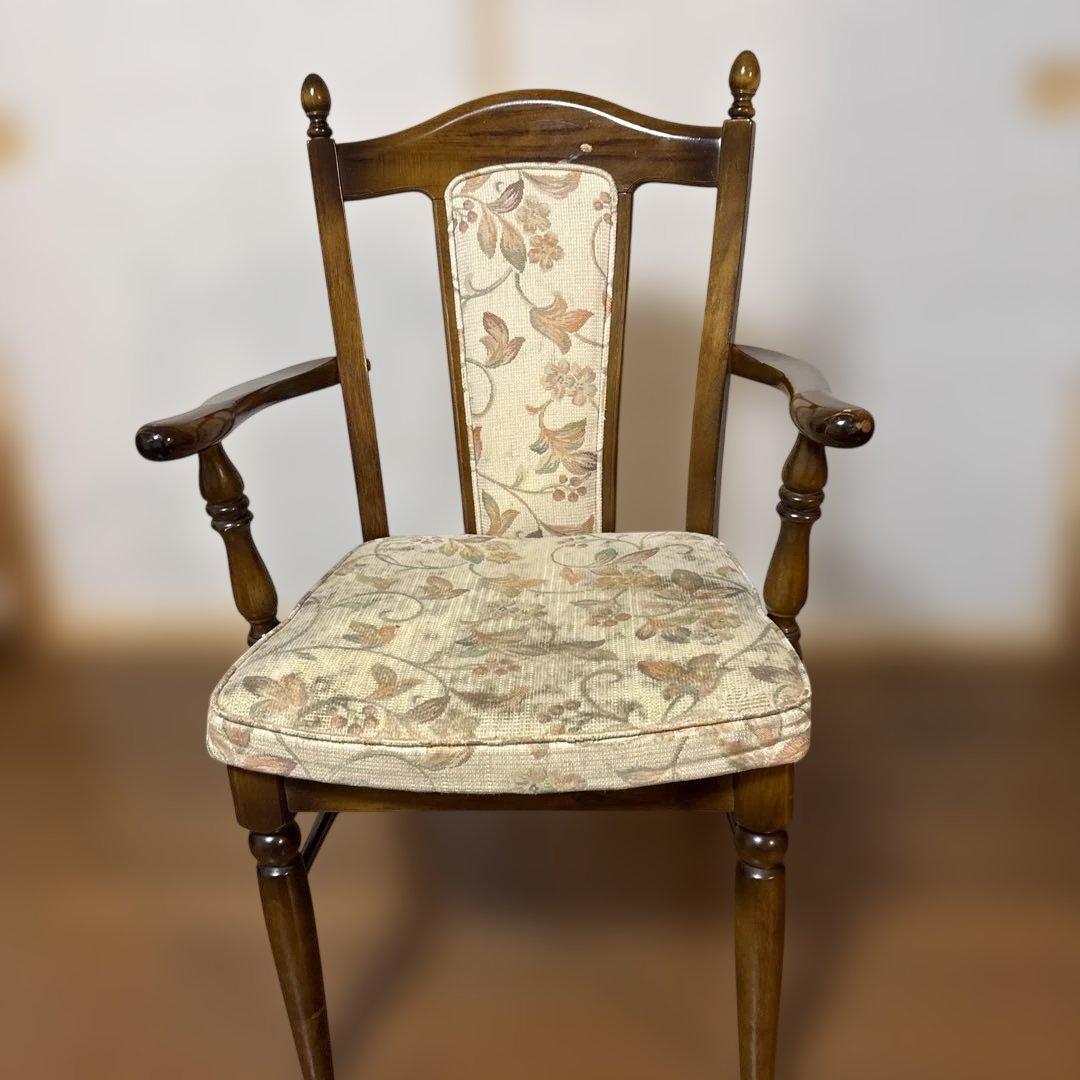 カリモク karimoku アームチェア 布張り 木製　2月14日まで