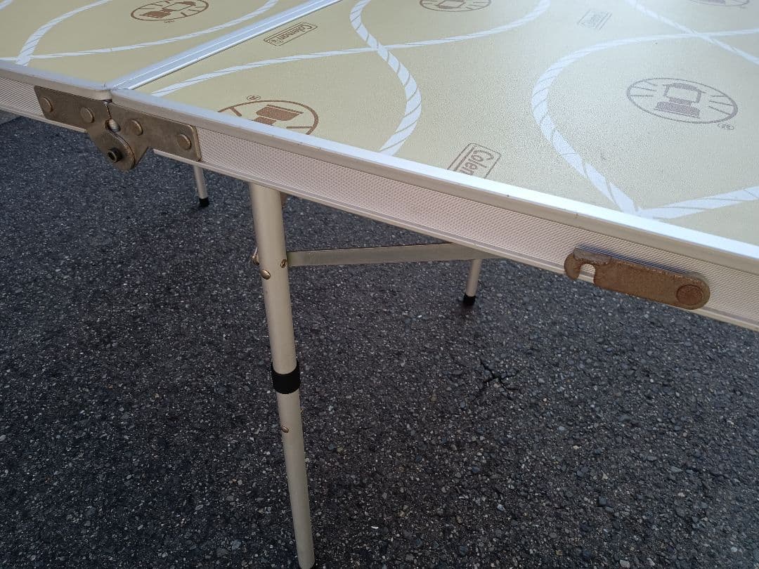 【Coleman】スリム四折テーブル 収納ケース付