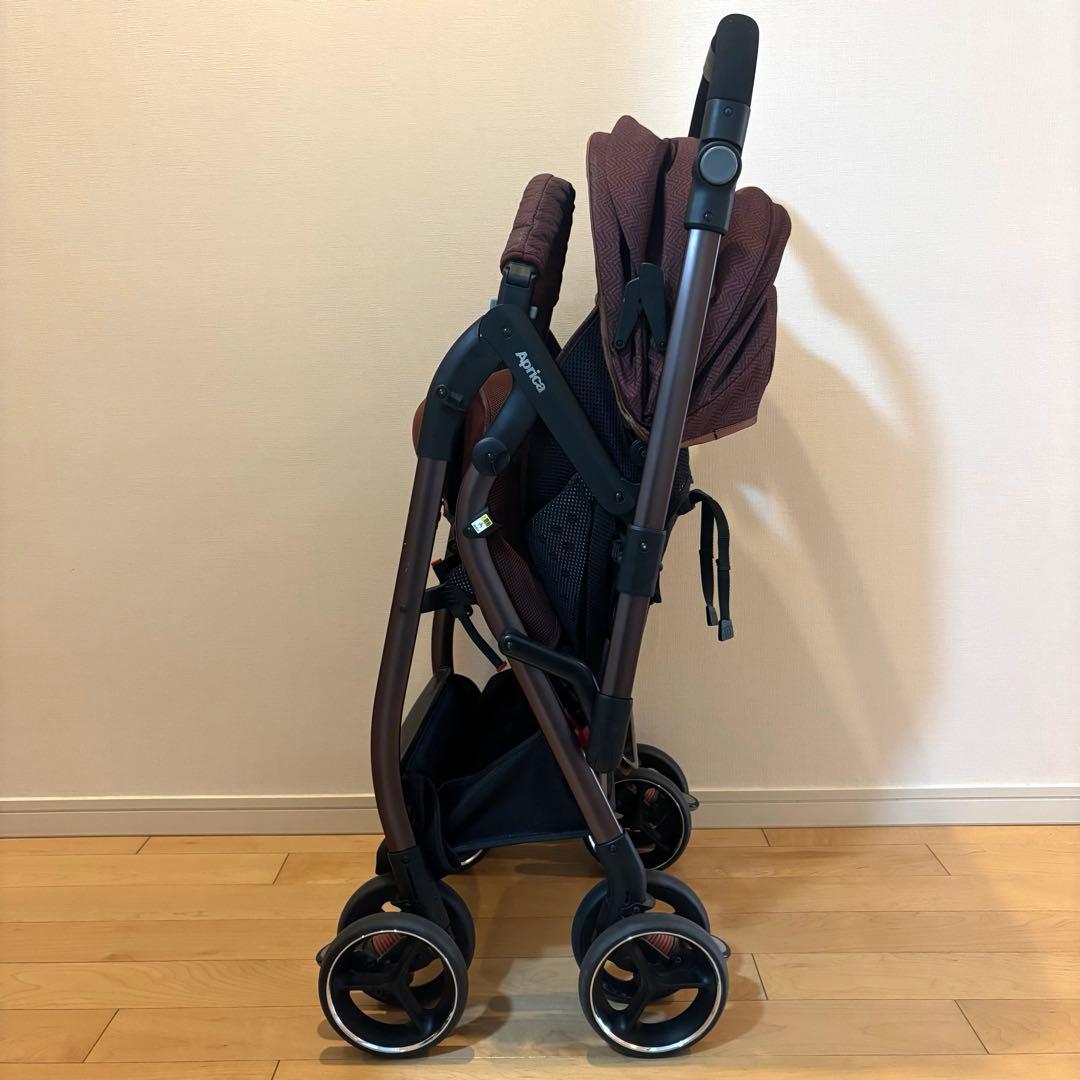 【美品】アップリカ　オプティアプレミアム　ベビーカー 両対面式　AB型