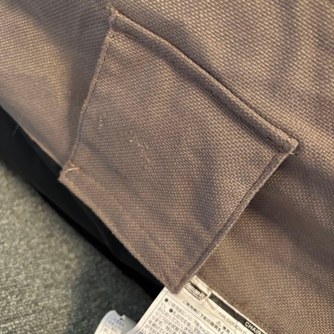 Coleman エアカウチ ダブル グレージュ 収納袋付 コールマン エアソファ