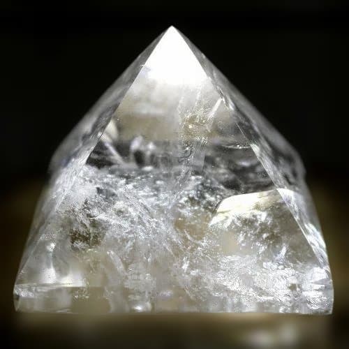 ガネーシュヒマラヤ天然石水晶、パワー ストーン ペラミッド