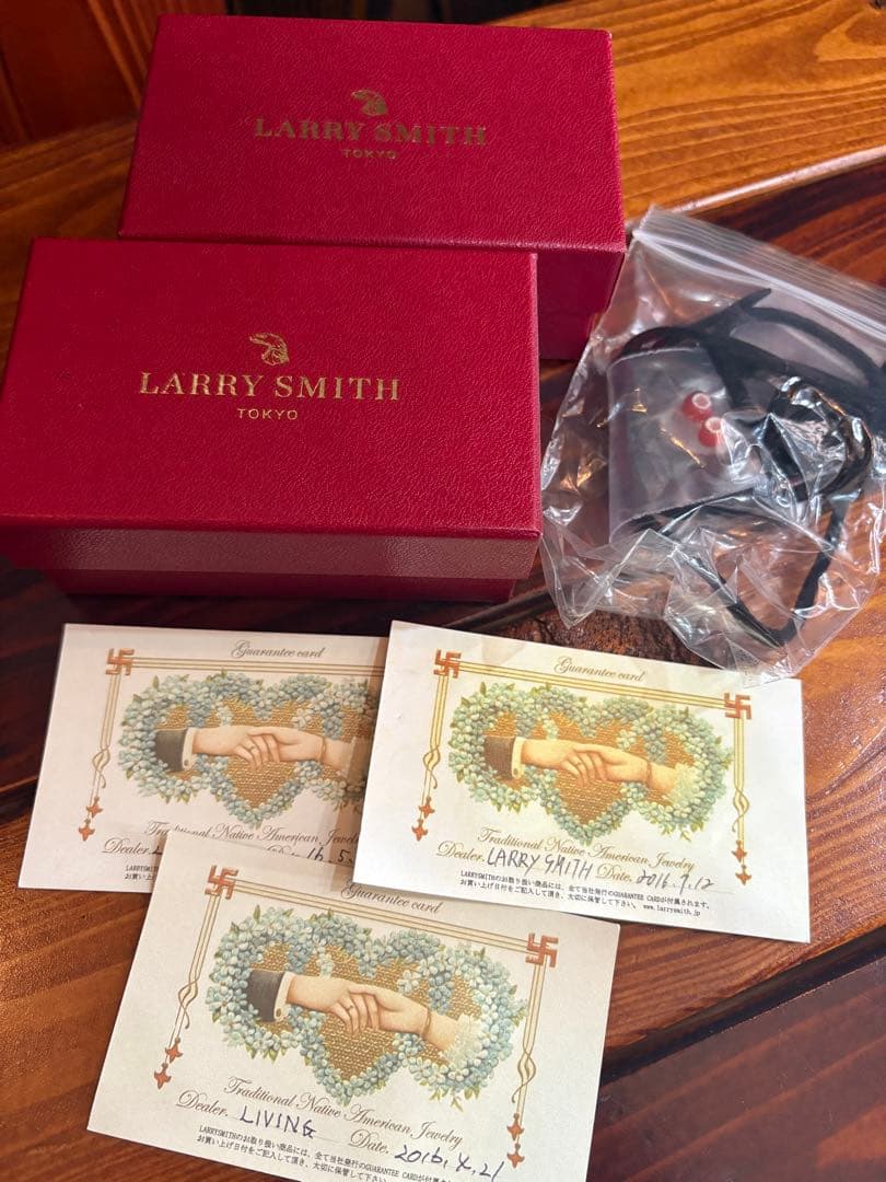 LARRY SMITH シルバー ネックレス　フェザー