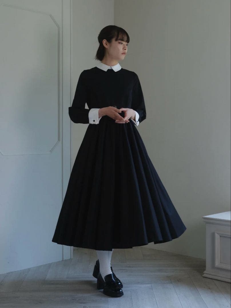 foufou バイカラーワンピース THE DRESS #32