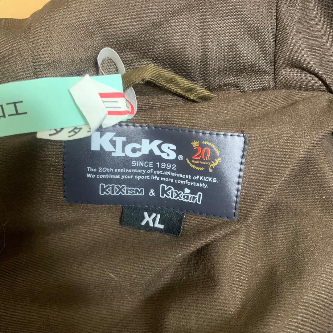 【超美品】KICKS キックス スノボ スキー ウェア つなぎ ブラウン