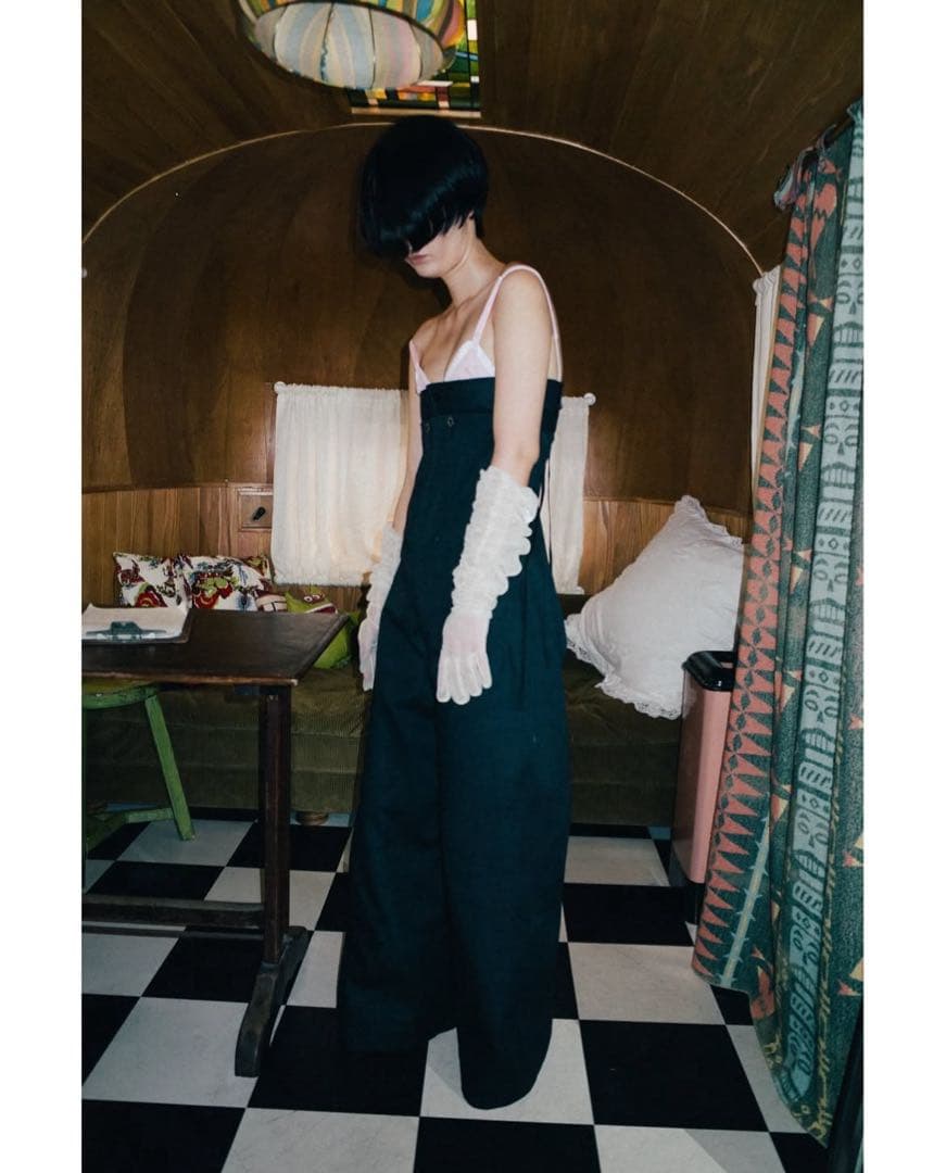 ★9/15まで値下げ★fumika uchida レースアップジャンプスーツ