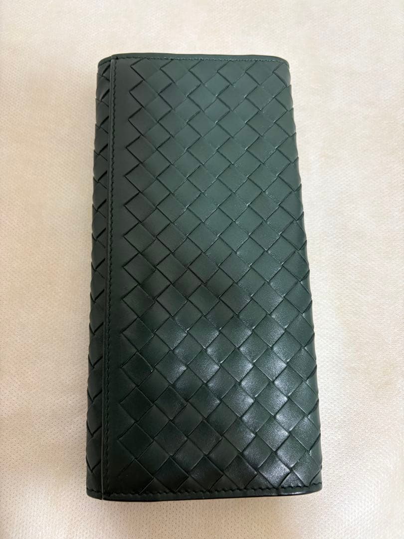 【すぐ配送・未使用品】Bottega Veneta 編み込みレザー長財布