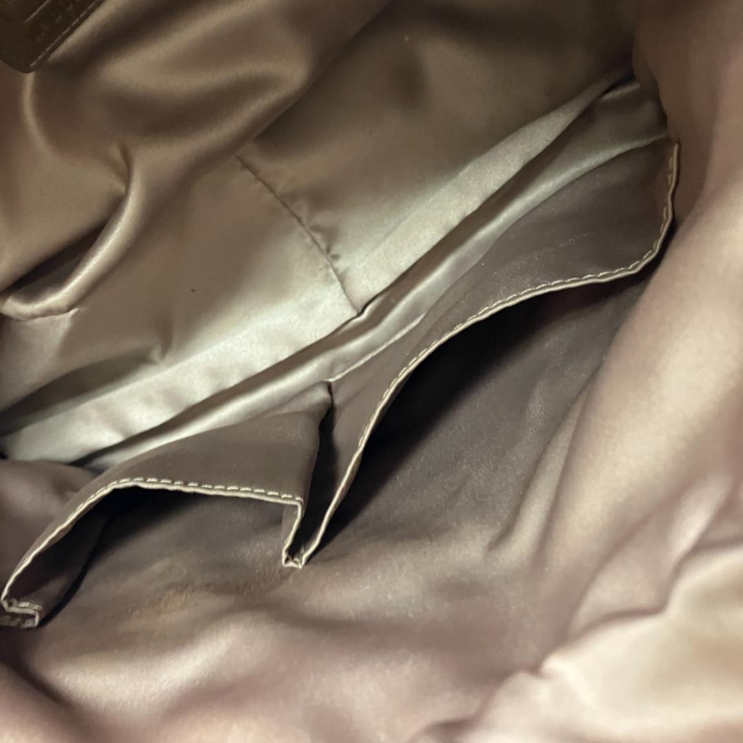 B912【A4収納可能】COACH★パッチワーク トートバッグ 茶系 12527