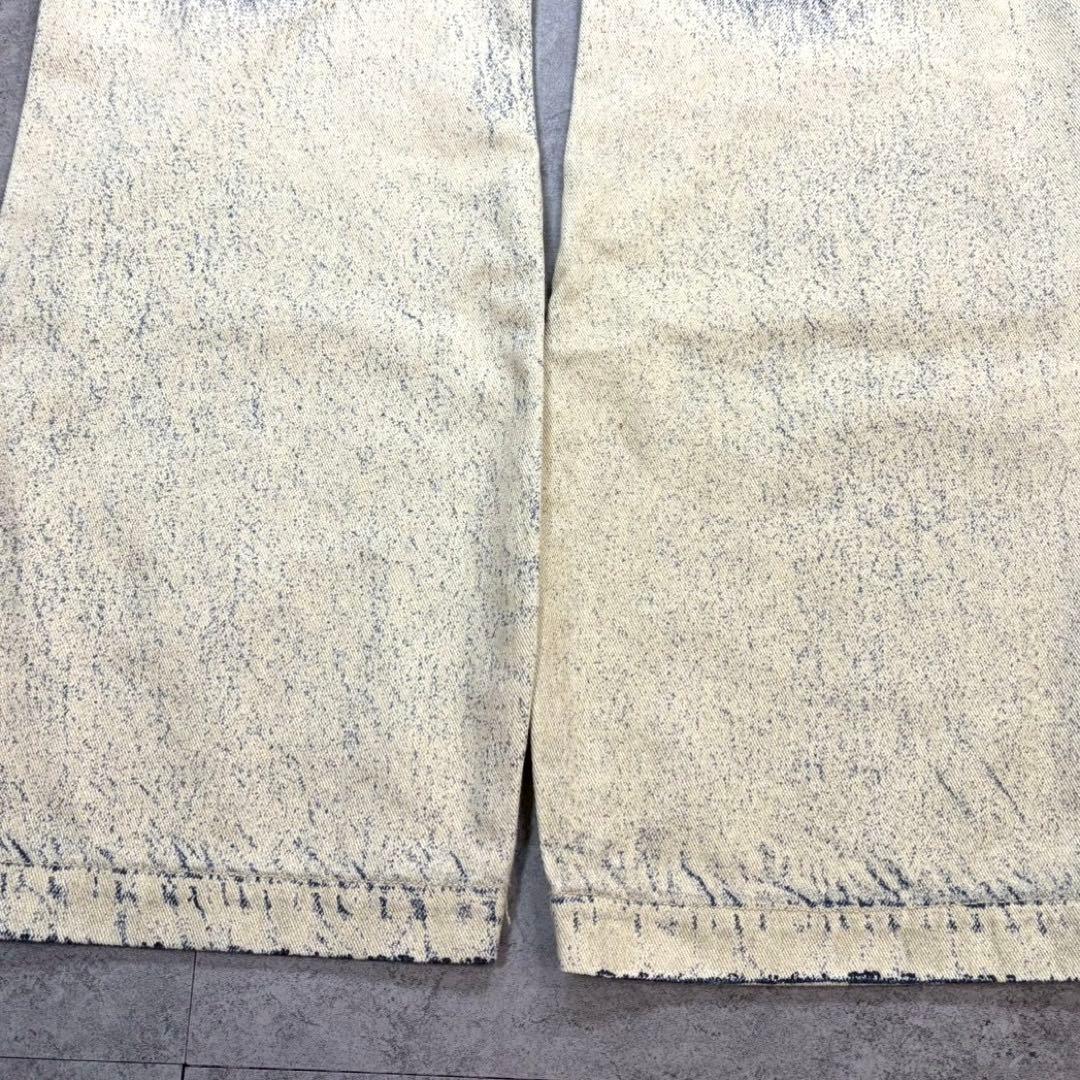 美品【ラグアジェム】WASH PRINT FLARE デニム