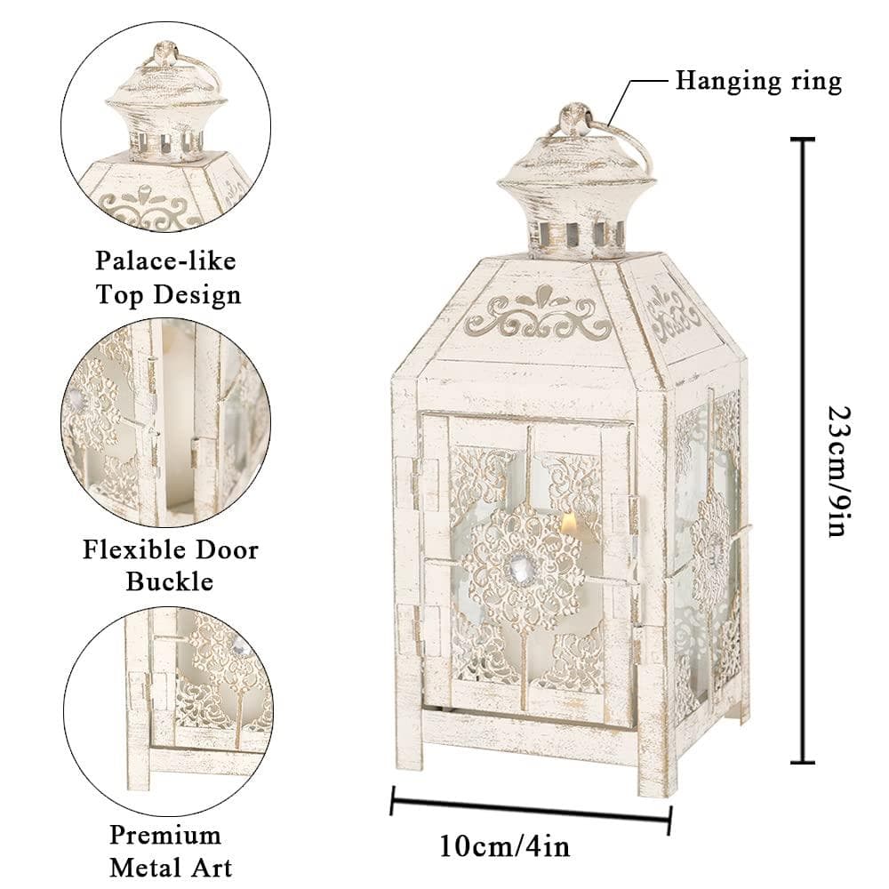 23cm キャンドルホルダー アンティークキャンドルランタン メタル