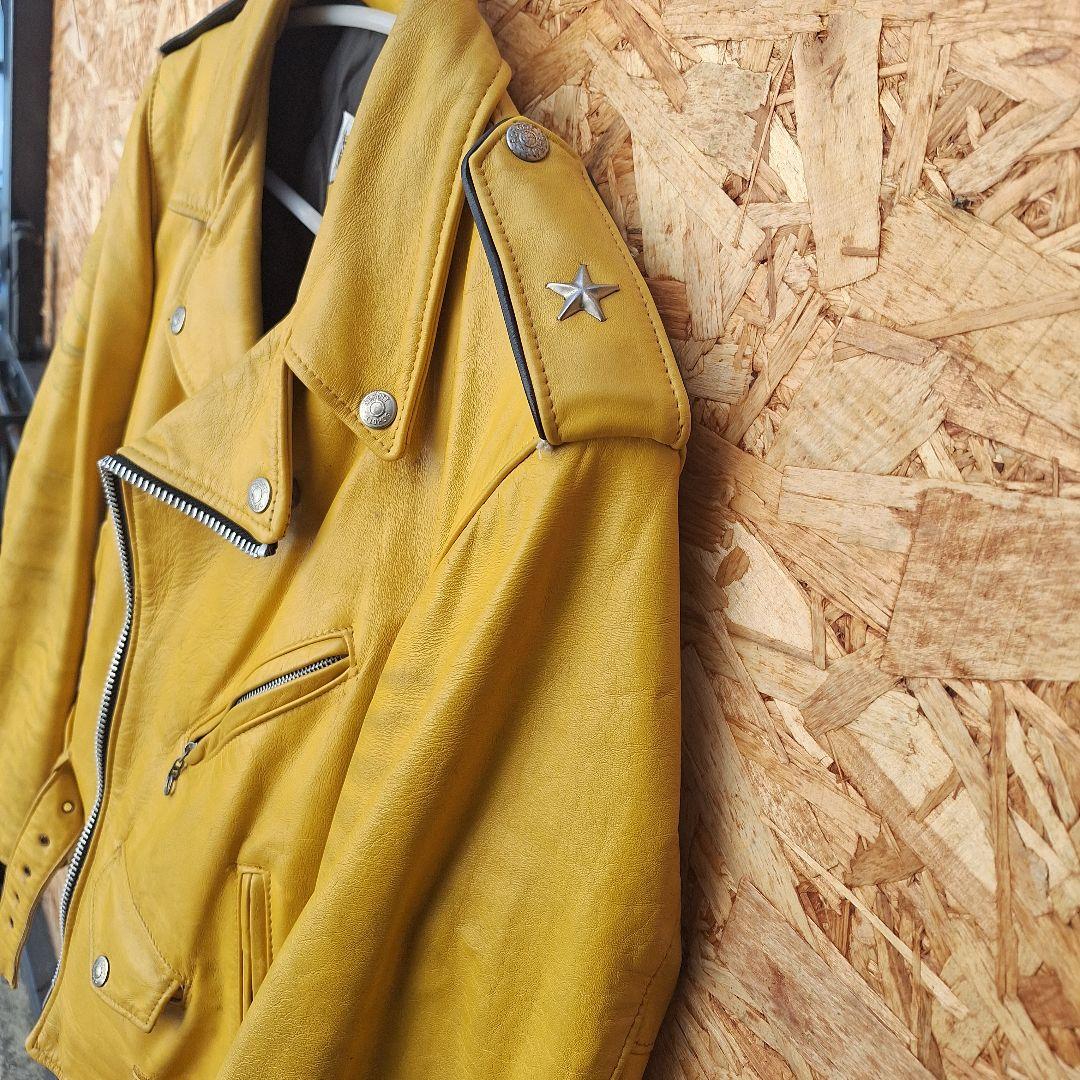 K*）様 激レア　SCHOTT 818Mustard　SIZE 34 バイカータ