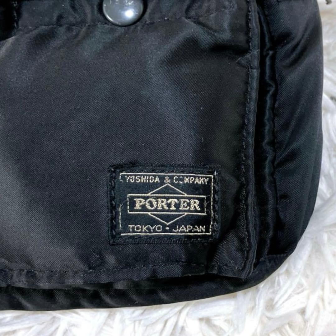 ✨美品 ポーター タンカー ウエストバッグ ボディバッグ ブラック 日本製 黒S
