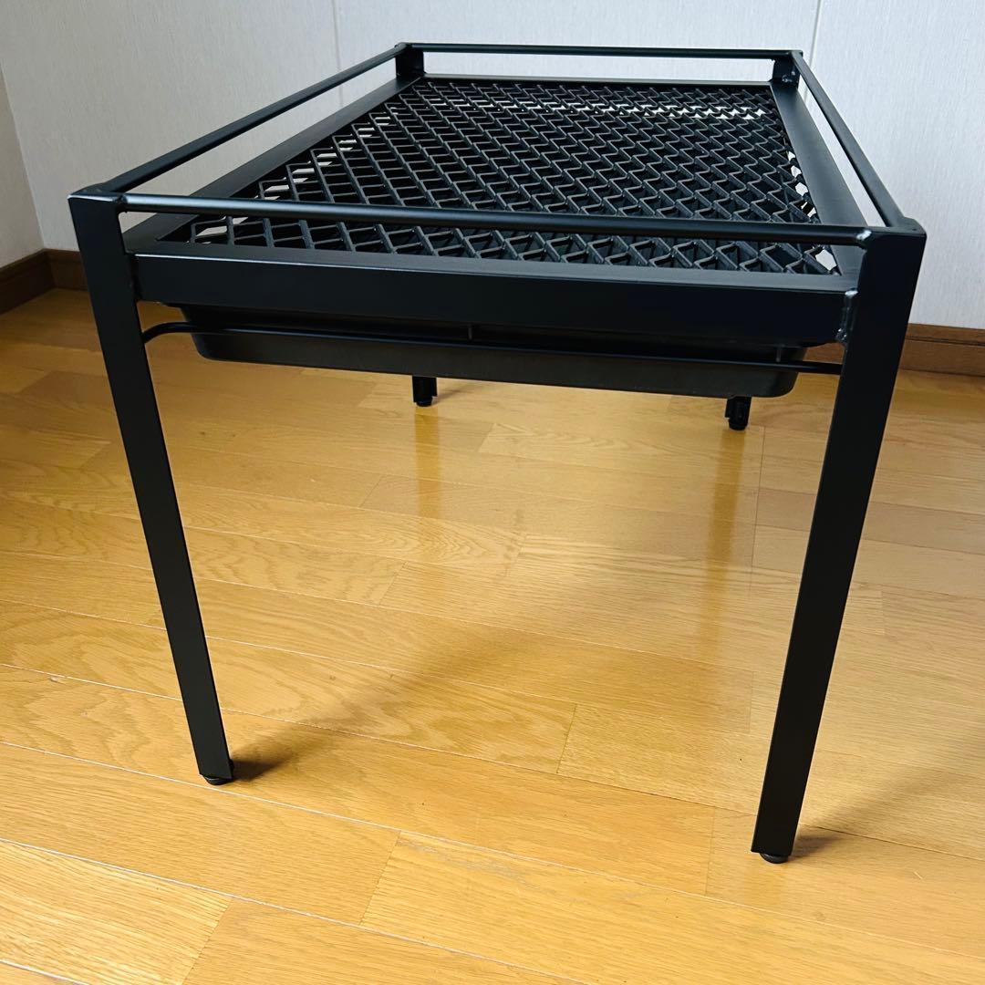 メッシュプランターラック　ロボット掃除機対応64cm x 40cm 受け皿付き