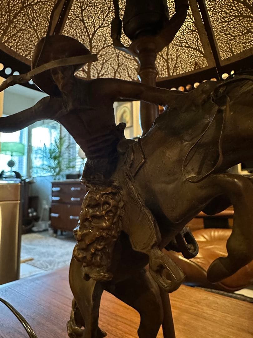 1960年代 ヴィンテージ ブロンコバスター ランプシェード ミッドセンチュリー