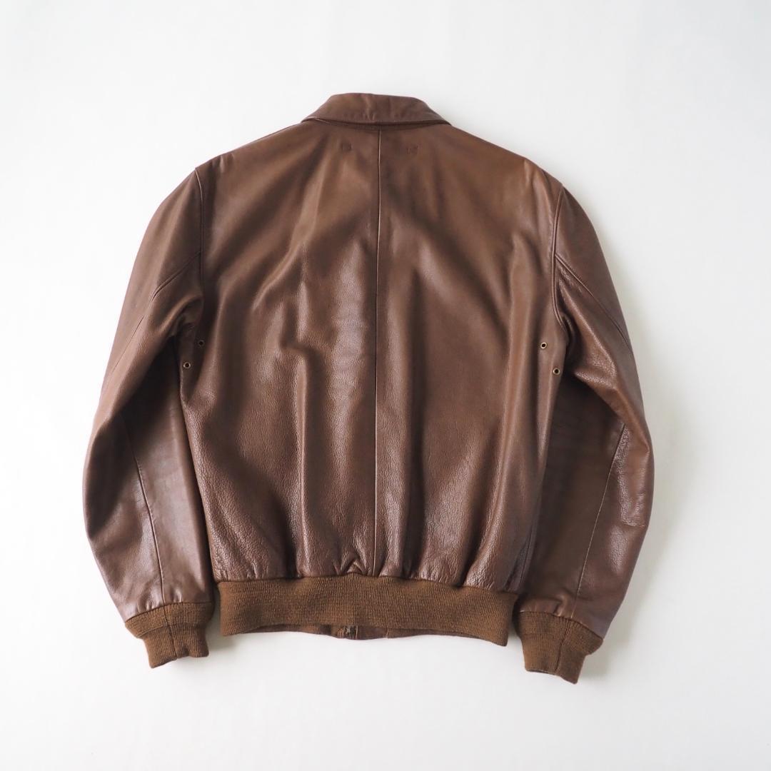ラルフローレン　極美品　A-2　レザージャケット　本革　ブラウン