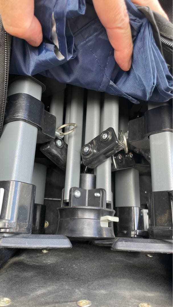 タープテント ワンタッチタープテント　3m×3m　オーニング付き