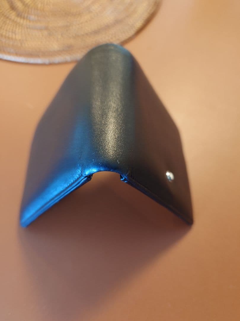 モンブラン ブラック レザー 二つ折り財布 名刺入れ