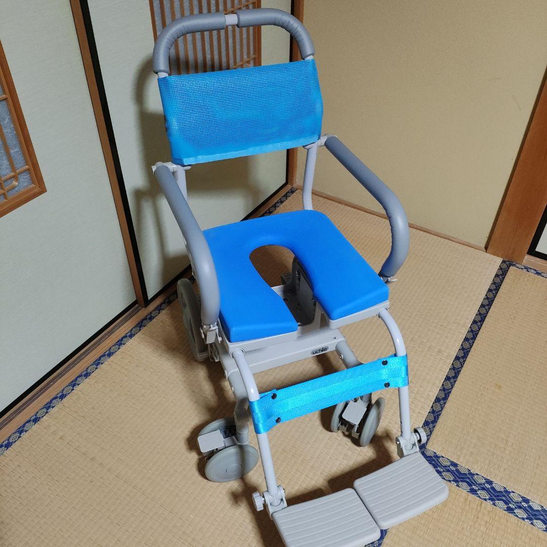 美品 uchie 入浴用車椅子 シャワーキャリー