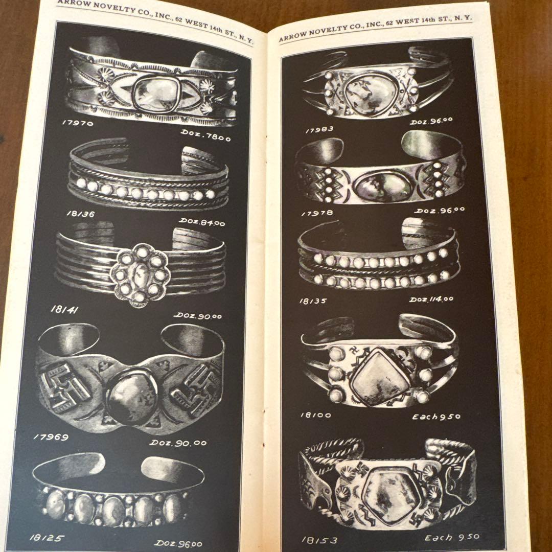 超貴重　資料　博物館級　インディアンジュエリーカタログ