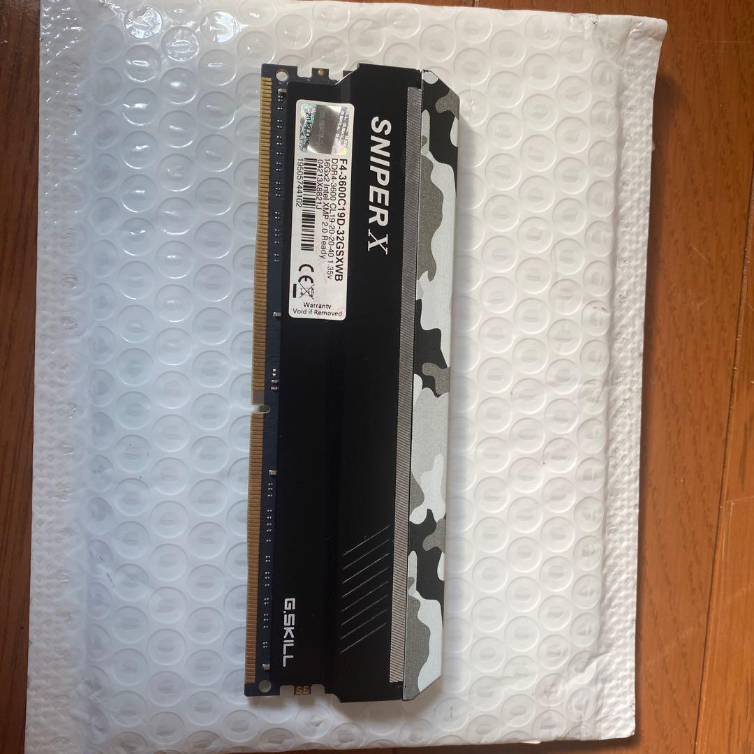 メモリDDR4 32GB 3600ghz G.SKILL 16GB 2枚