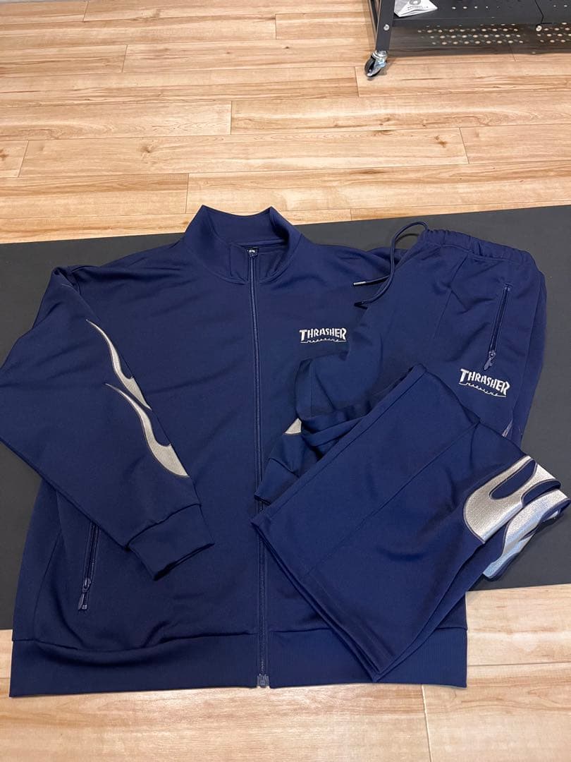 スラッシャー　セットアップ　ネイビー