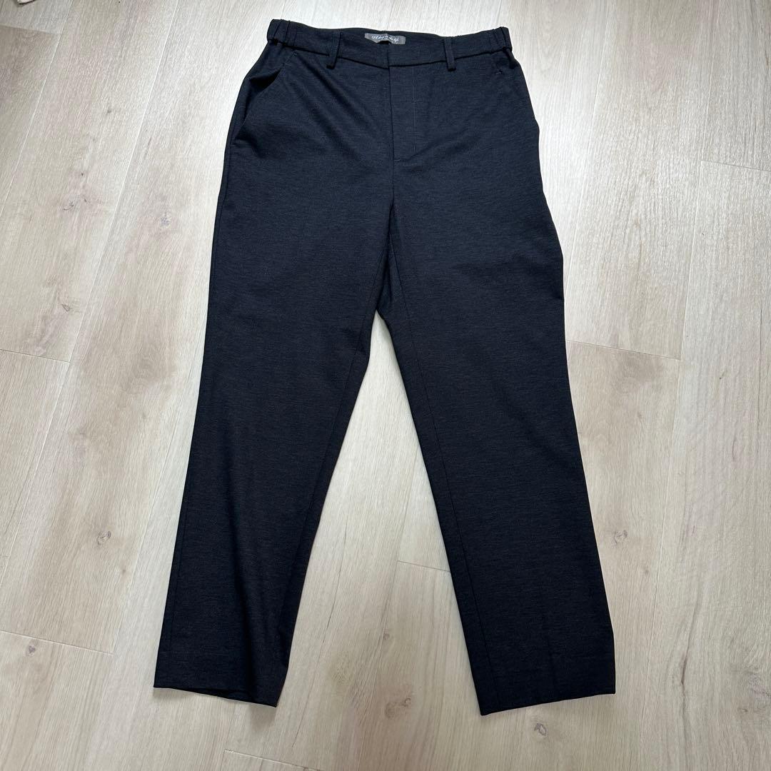 未使用 ユナイテッドアローズ ノーカラー セットアップ ネイビー 38