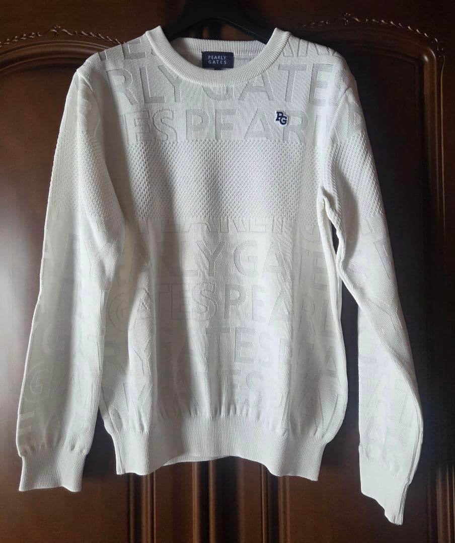 新品未使用 パーリーゲイツ ホワイトセーター サイズ4