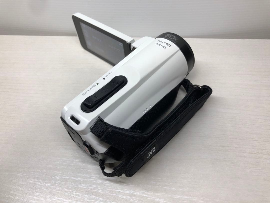 JVC ビデオカメラVictor Everio GZ-F270-W 60倍ズーム