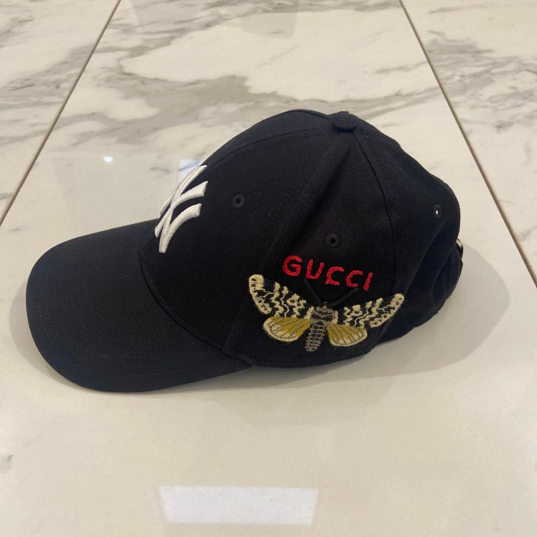 ⭐︎入手困難⭐︎ GUCCI ×ニューエラキャップ　黒