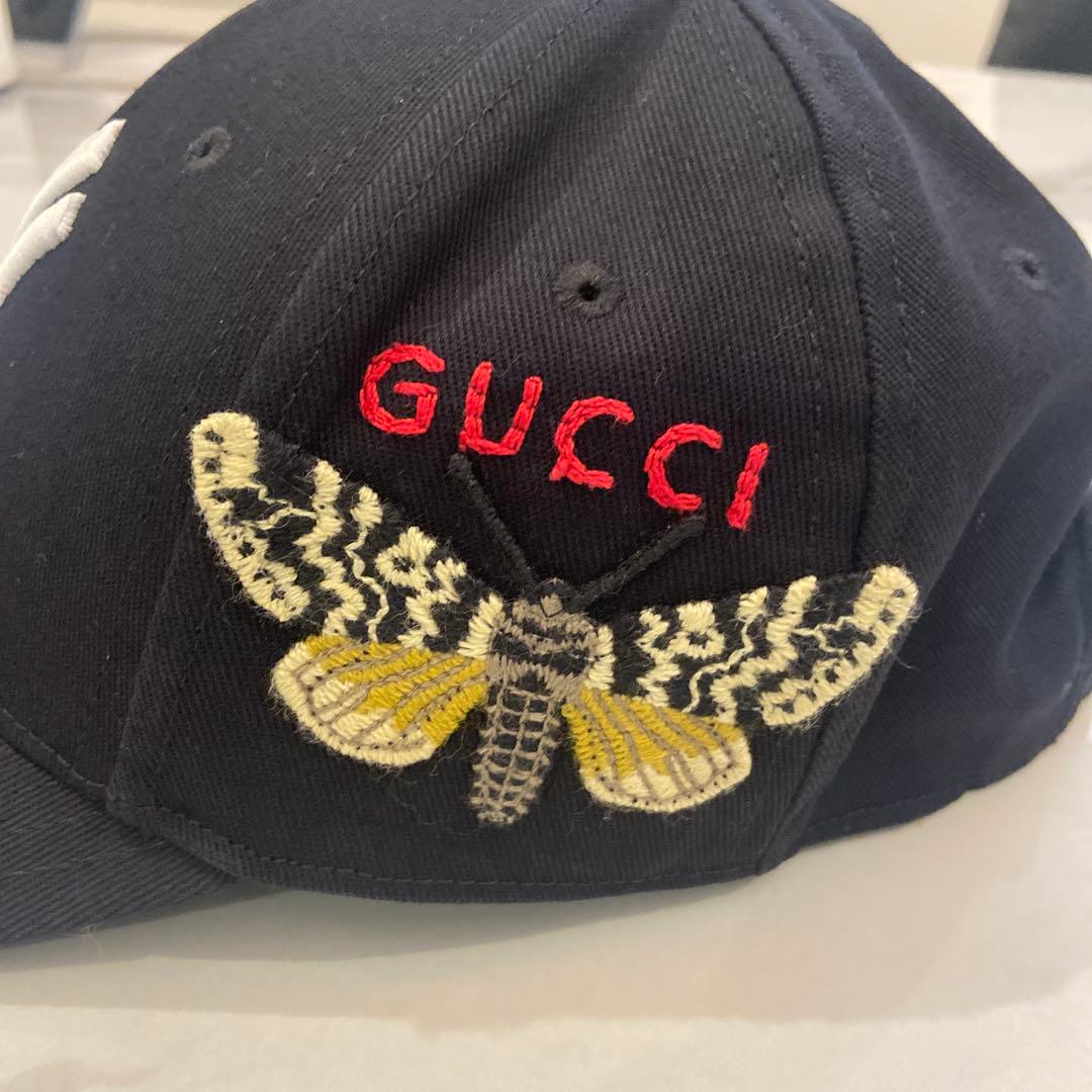 ⭐︎入手困難⭐︎ GUCCI ×ニューエラキャップ　黒