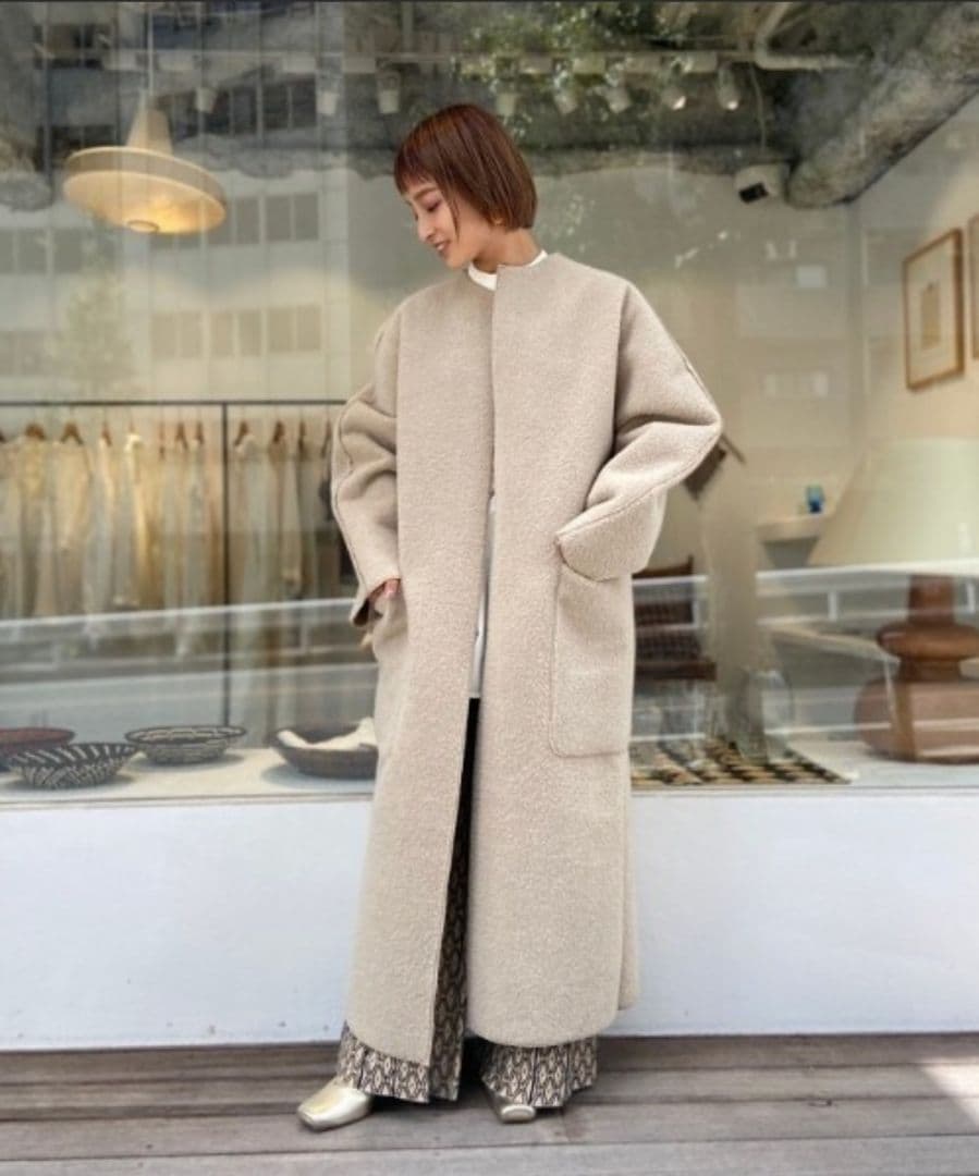 TODAYFUL(トゥデイフル) カラーレスボアコート 美品