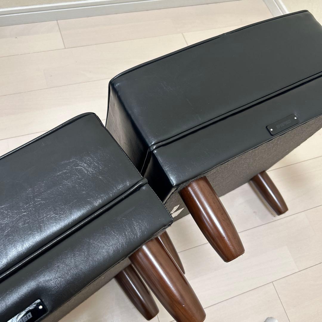 カリモク　60 オットマン ブラック　2個セット ※3月28日(金)に発送します