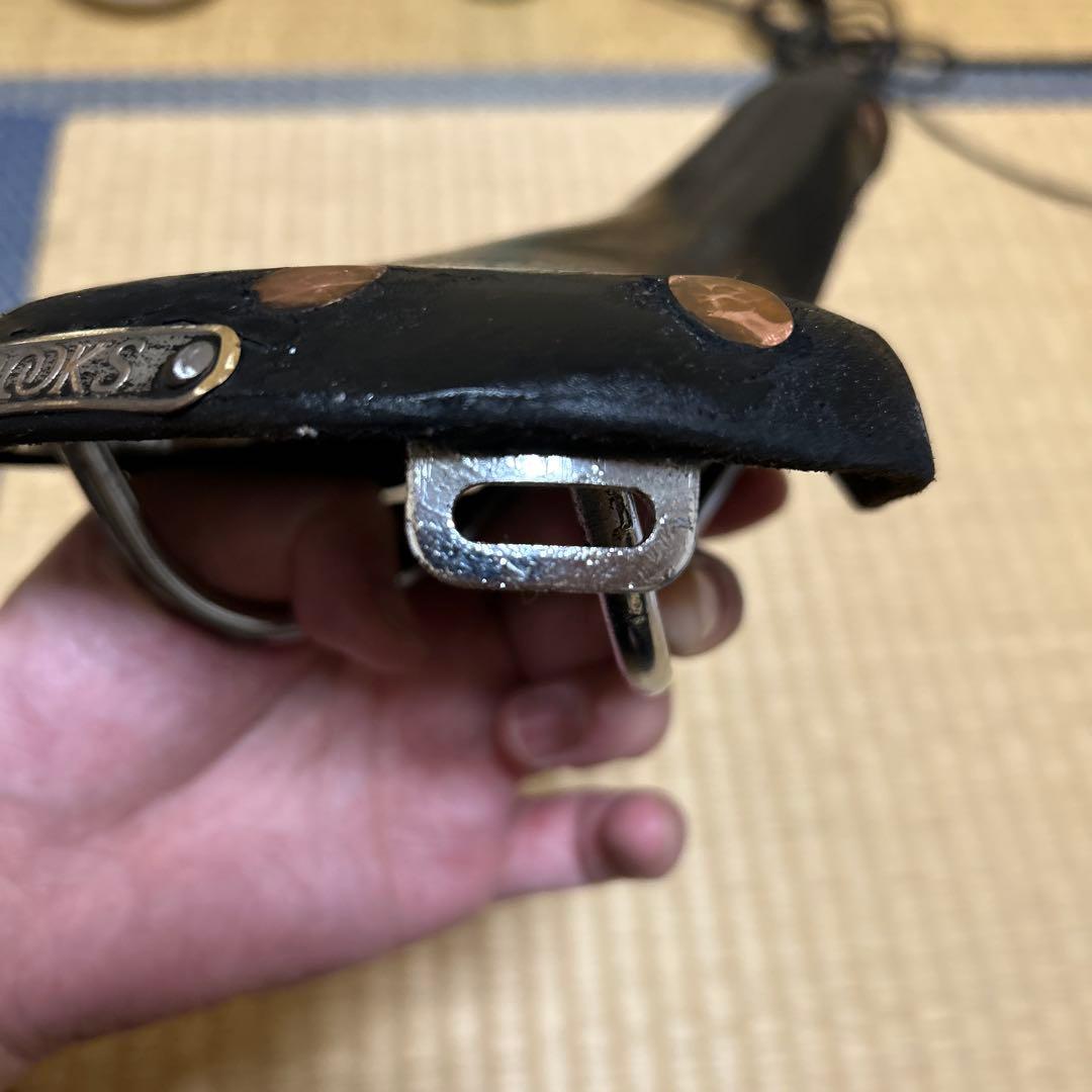 Allen I専用出品。BROOKS 黒 レザーサドル