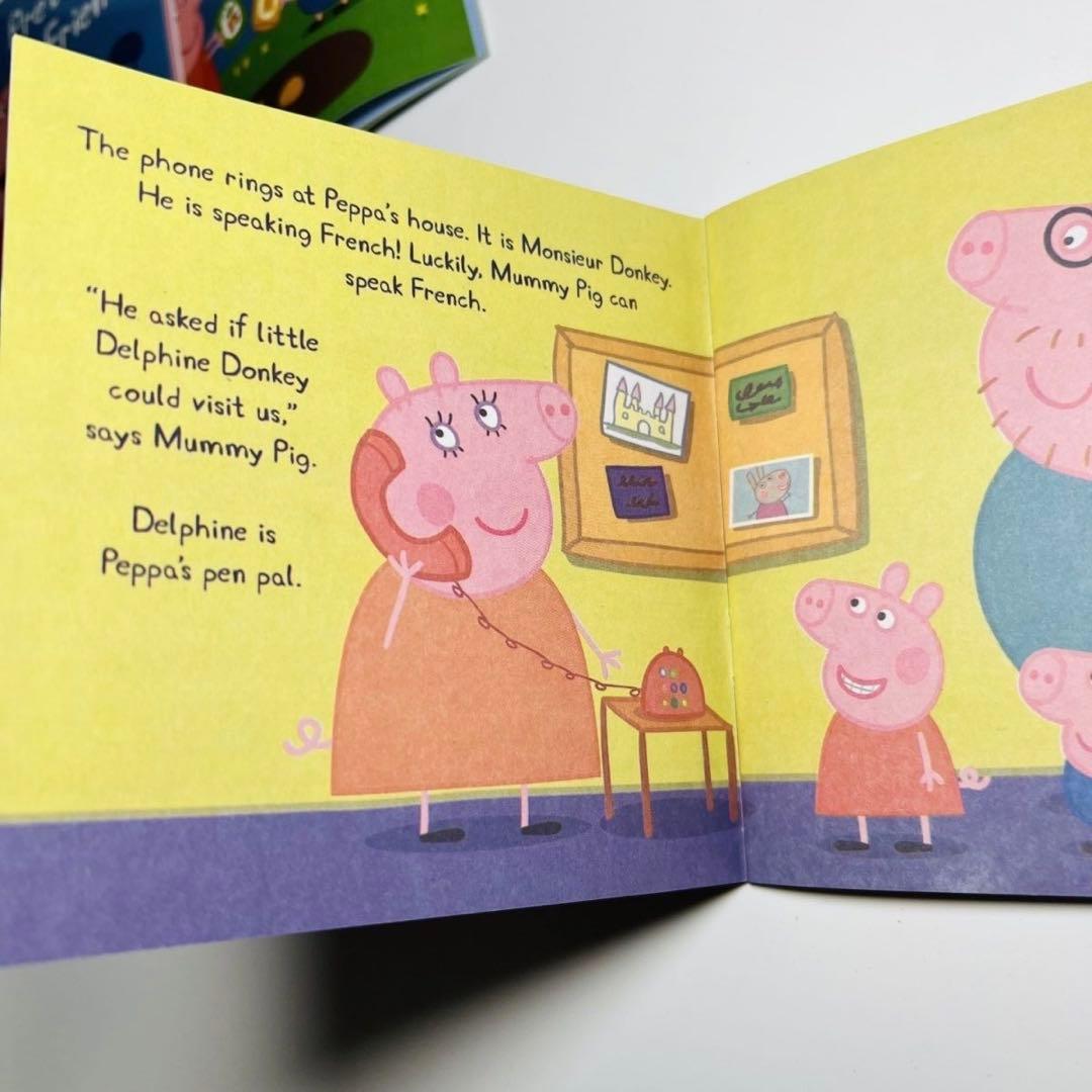 PeppaPig 黄箱　青箱　2点お得セット　ペッパピッグ　音源おまけ付 洋書