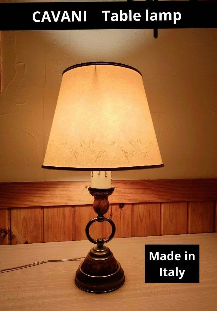 テーブルランプ アンティーク カパーニ社 イタリア製 卓上ランプ