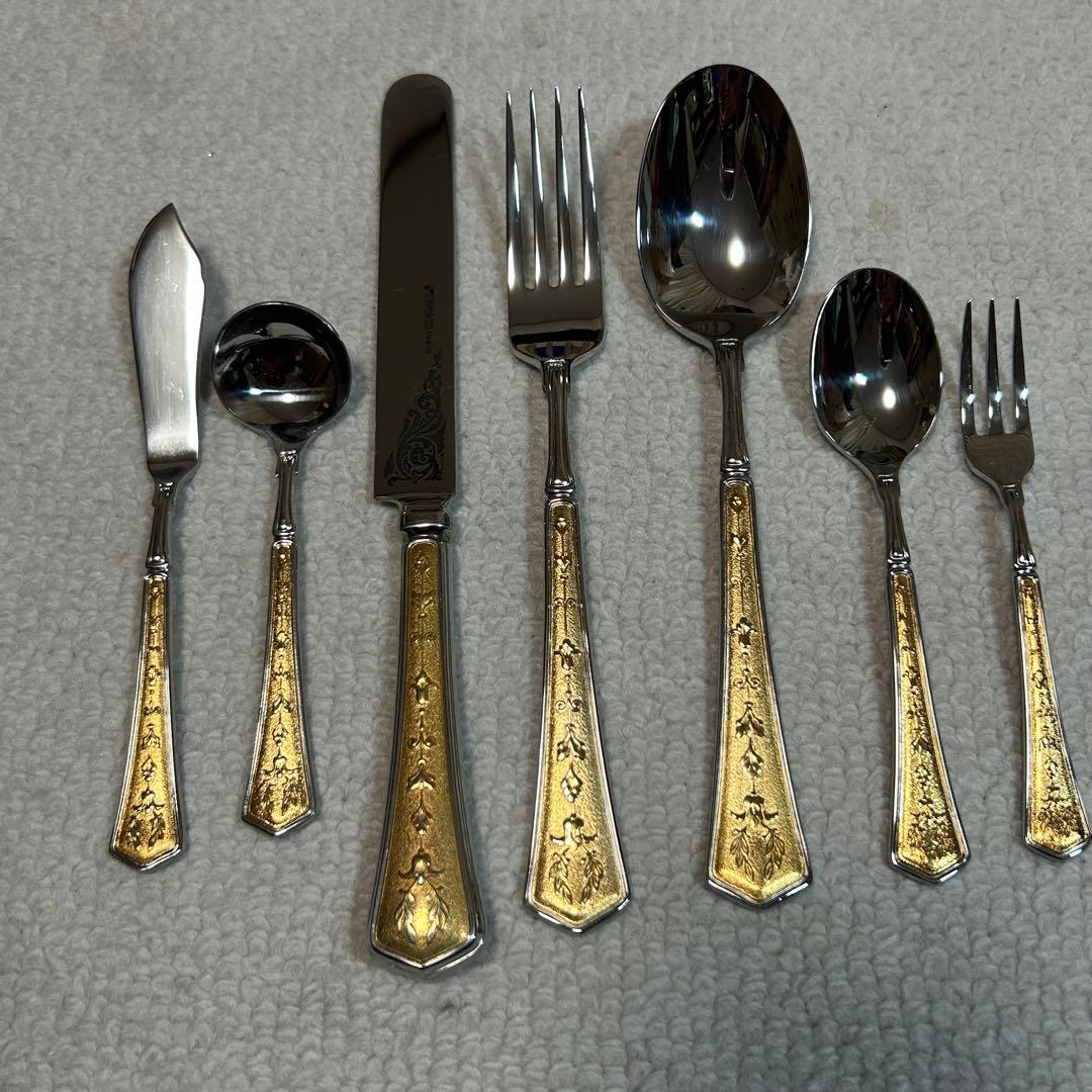 新品未使用品　ヤマコーカトラリーセット　7種類32本セット　18-8ステンレス