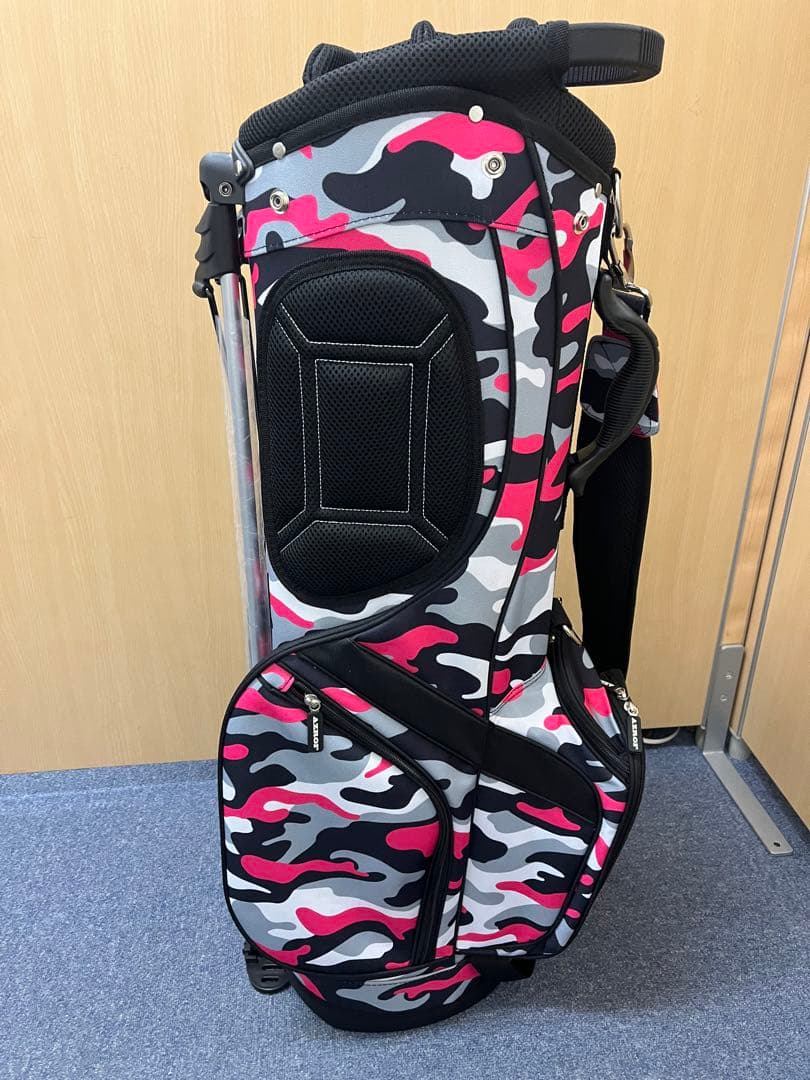 AZROF キャディバッグ ピンク迷彩