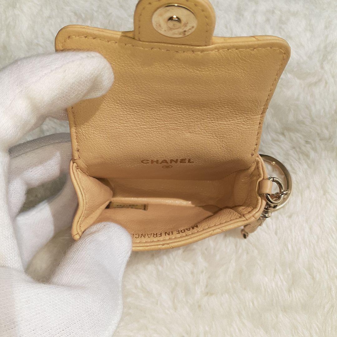 ⭐CHANEL⭐　美品　シャネル　ミニミニマトラッセ　キーリング　ベージュ