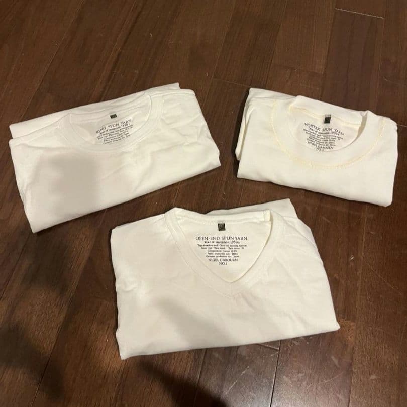 NIGEL GABOURN 3-Pack Gym Tees サイズ50 ホワイト