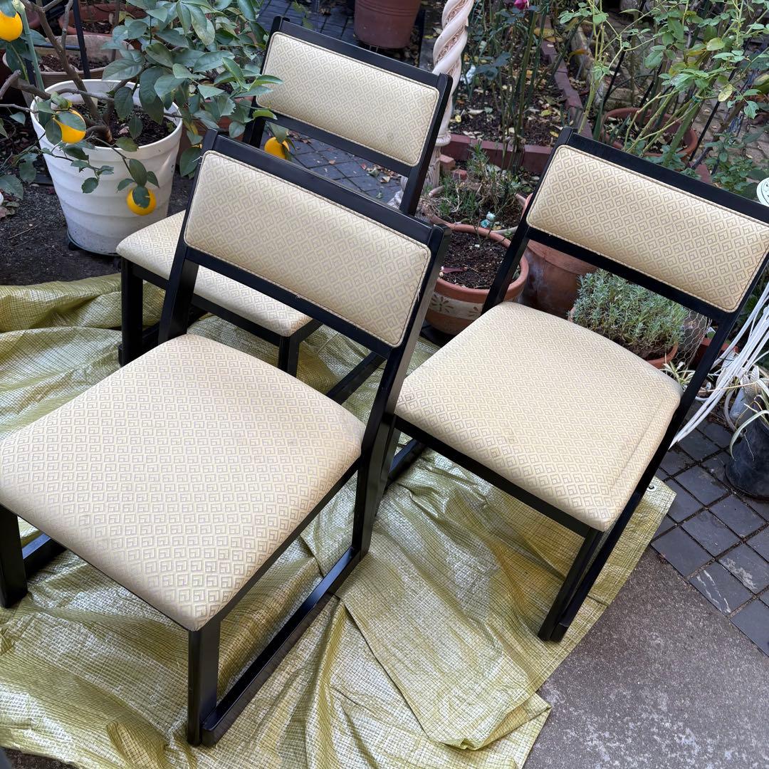 和室　寺院 仏閣　スタッキングチェア 3脚セット 葬儀 法事　椅子