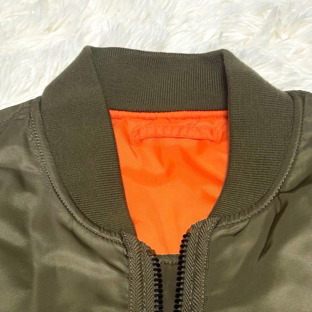 希少 L HUF ALPHA 別注 MA-1 ハフ アルファ フライトジャケット