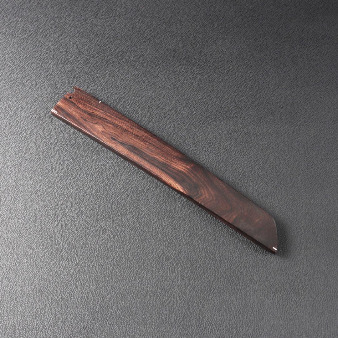 下田 伸弥  骨切り包丁 専用の鞘 アフリカ黒檀 尺（刃渡り300mm）