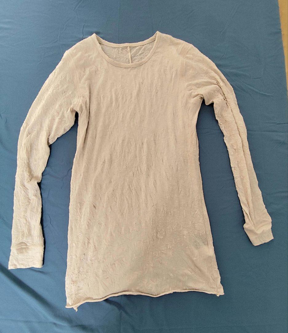 トップス PRY Craft Fabric Layerd T-shirt oyster