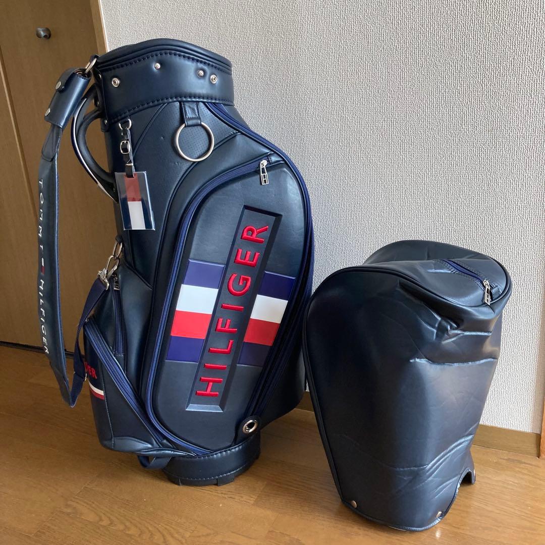   トミーヒルフィガー キャディバッグ ネイビー 紺