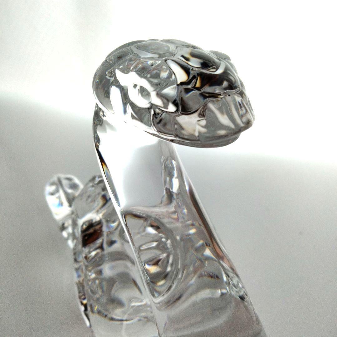 【新品】バカラ　蛇　ヘビ　へび　スネーク　大きい　干支　置物　オブジェ