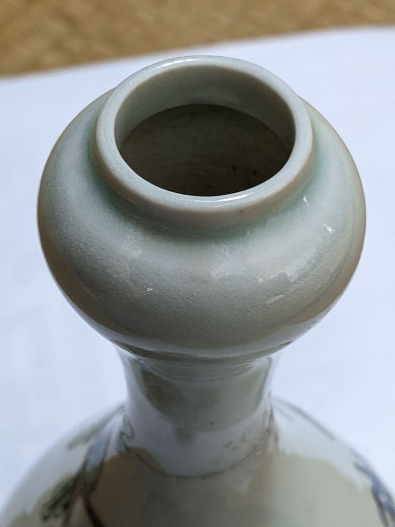 ♦中国陶磁 粉彩 花鳥図 瓶 花瓶 光緒年製 コレクション 骨董品アンティーク