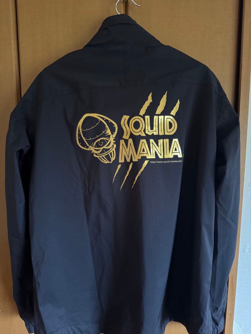 スクイッドマニア　レインウェア　悪ロボ　ブラック　Lサイズ