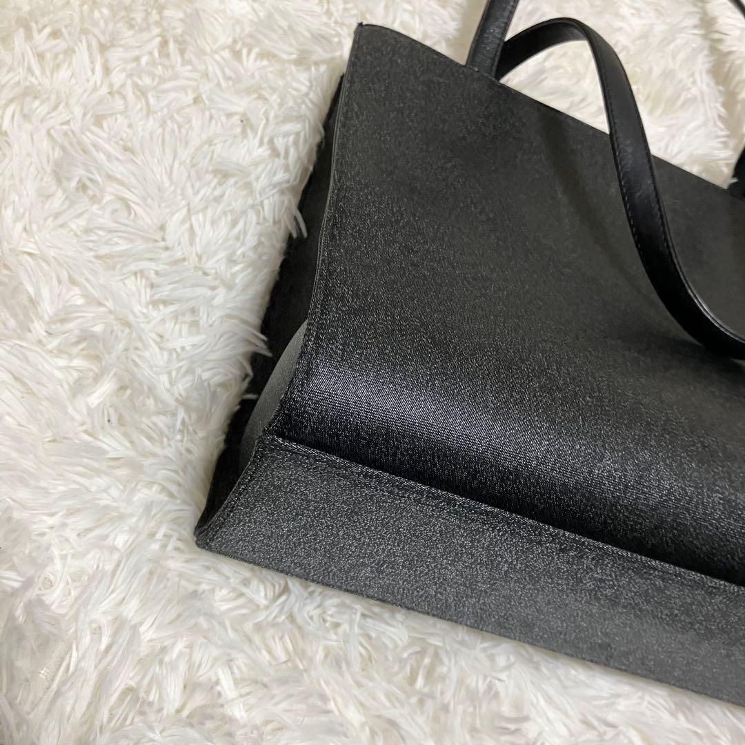 GIVENCHY トートバッグ 4Gロゴ 肩掛け シルバー金具 牛革 黒