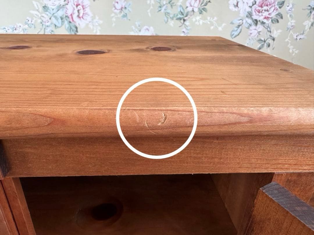 Enfant アンファン ローボード ハート扉 カントリー家具 木製